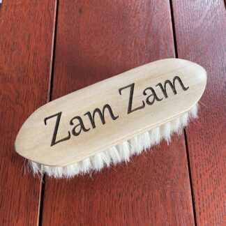 Paardenborstel extra zacht met naam of logo