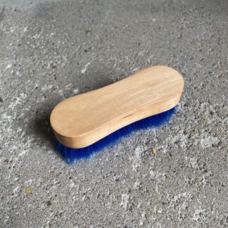 Paardenborstel hoofdborsteltje blauw met naam