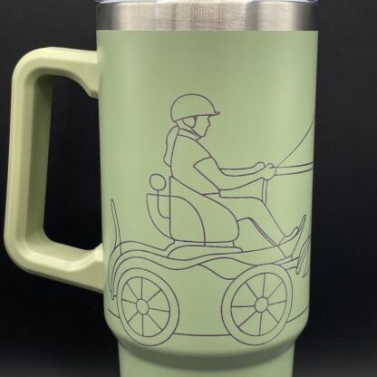 Tumbler groen achterkant